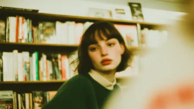 Studentka przygotowująca się do sesji zimowej, otoczona notatkami i książkami, sprawdzająca kalendarz z terminami wystawiania ocen na pierwszym semestrze roku akademickiego 2024/2025